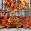 175CM Artificial Maple Leaf Garland Home Garden Indoor Outdoor Hanging Faux Plant Leaves Vine Halloween Fall Harvest Festival Decoration