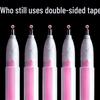 Girlish Heart Dot Glue Pen - Quick-Drying & Strong Adhesion for Students and Crafts.