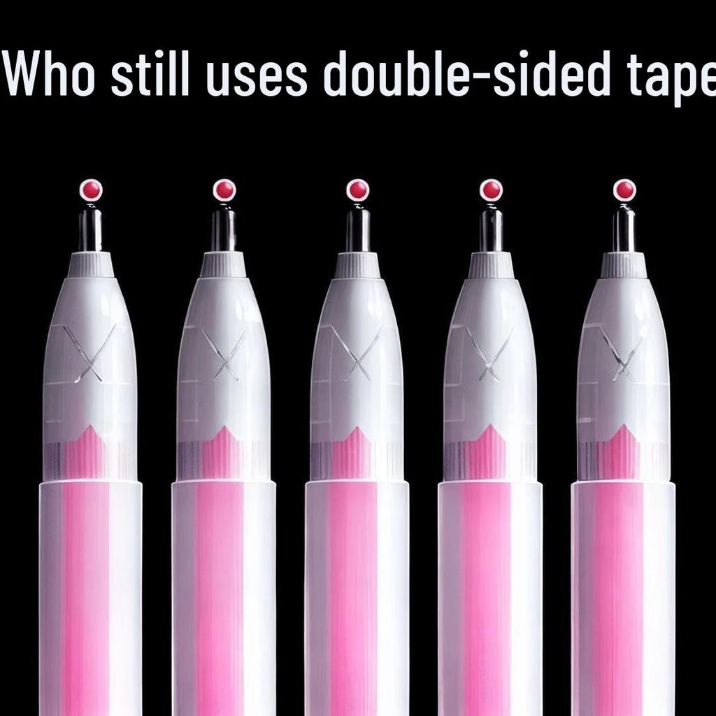 Girlish Heart Dot Glue Pen - Quick-Drying & Strong Adhesion for Students and Crafts.