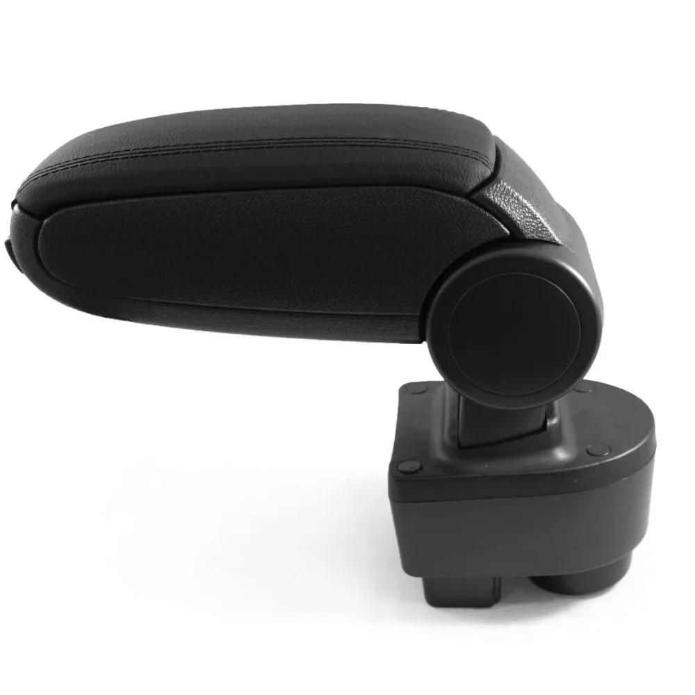 Console Centrale Accoudoir Cuir Noir pour Opel Corsa C 2000-2008 Ajustement d'Origine Accessoires Intérieurs de Voiture Pièces de Rechange