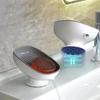 Hot Super Suction Cup Soap Dish with Drain Water for Bathroom Soap Holder Kithcen Sponge Holder Soap Container Bathroom Supplies