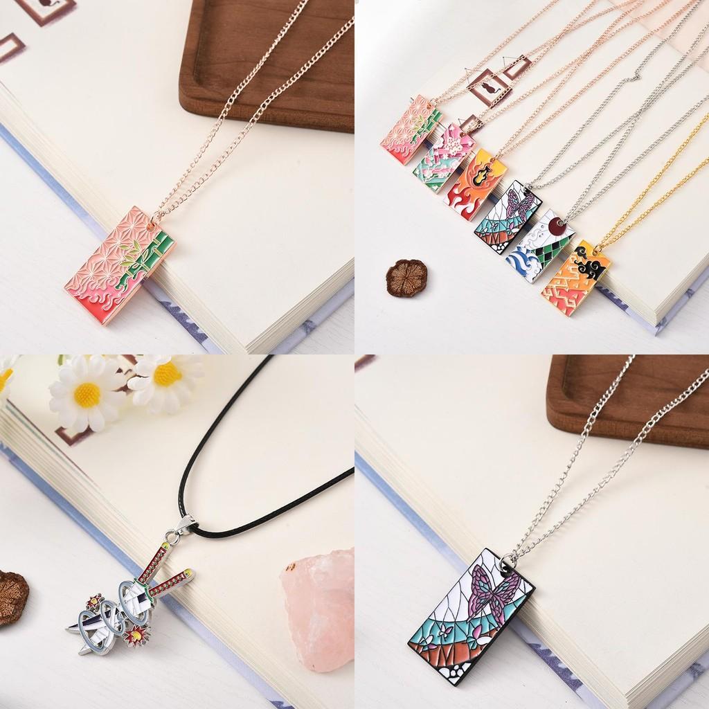 Demon Slayer Kimetsu No Yaiba With Zinc Alloy Pendant For Anime Fans