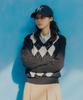 Teulaepighamoni Wool Blend Th Applique Logo Deep-Fit Ballcap_Navy