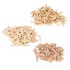 100Pcs Wood Pocket Hole Plugs Screws Plugs Hardwood Hole Plugs Kit Woodworking Screws Plugs Kit Inclined Drilling Tool