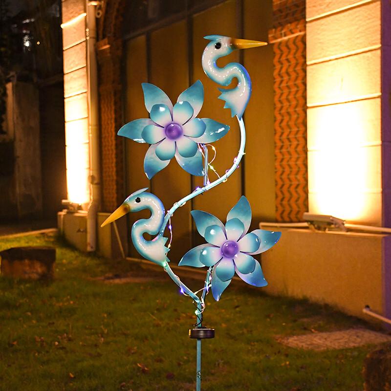 European Style Iron Windmill Outdoor Garden Lamp