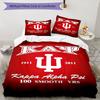 3pcs Kappa Alpha Psi logo pattern bedding set duvet cover set includes duvet cover &pillowcases, perfect all season bedroom decoration & gift