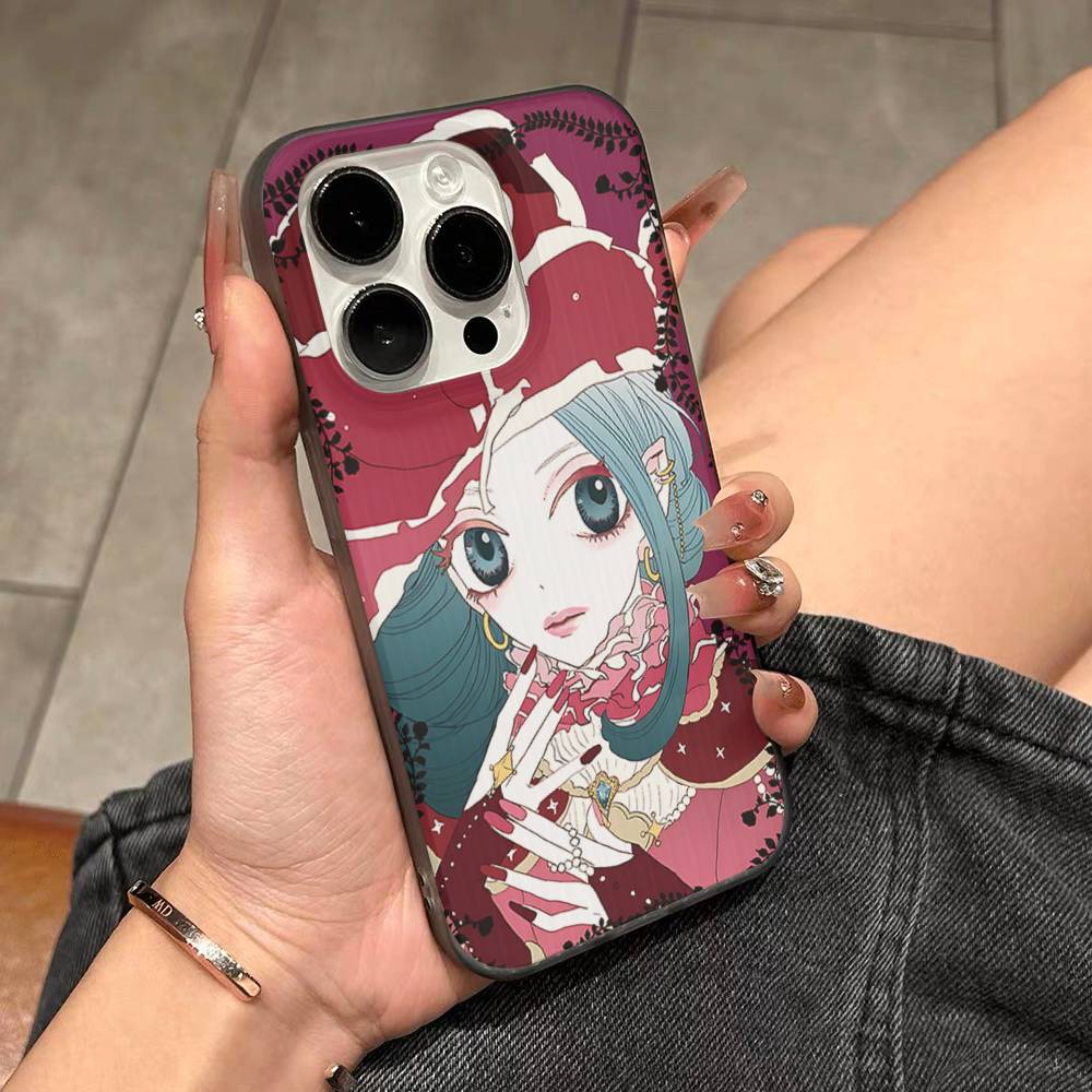 Anime S-Sugar Sugar Soft Corrugated Transparent Phone Case For IPhone 17 15 16 11 12 13 14 Pro Max Plus Pro