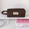 Ins Style Love Dot Large Capacity Portable Travel Hand Carry Cosmetic Bag