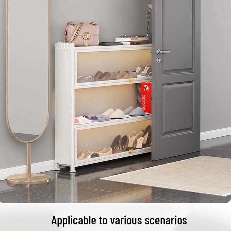 Modern Slim Carbon Steel Storage Cabinet