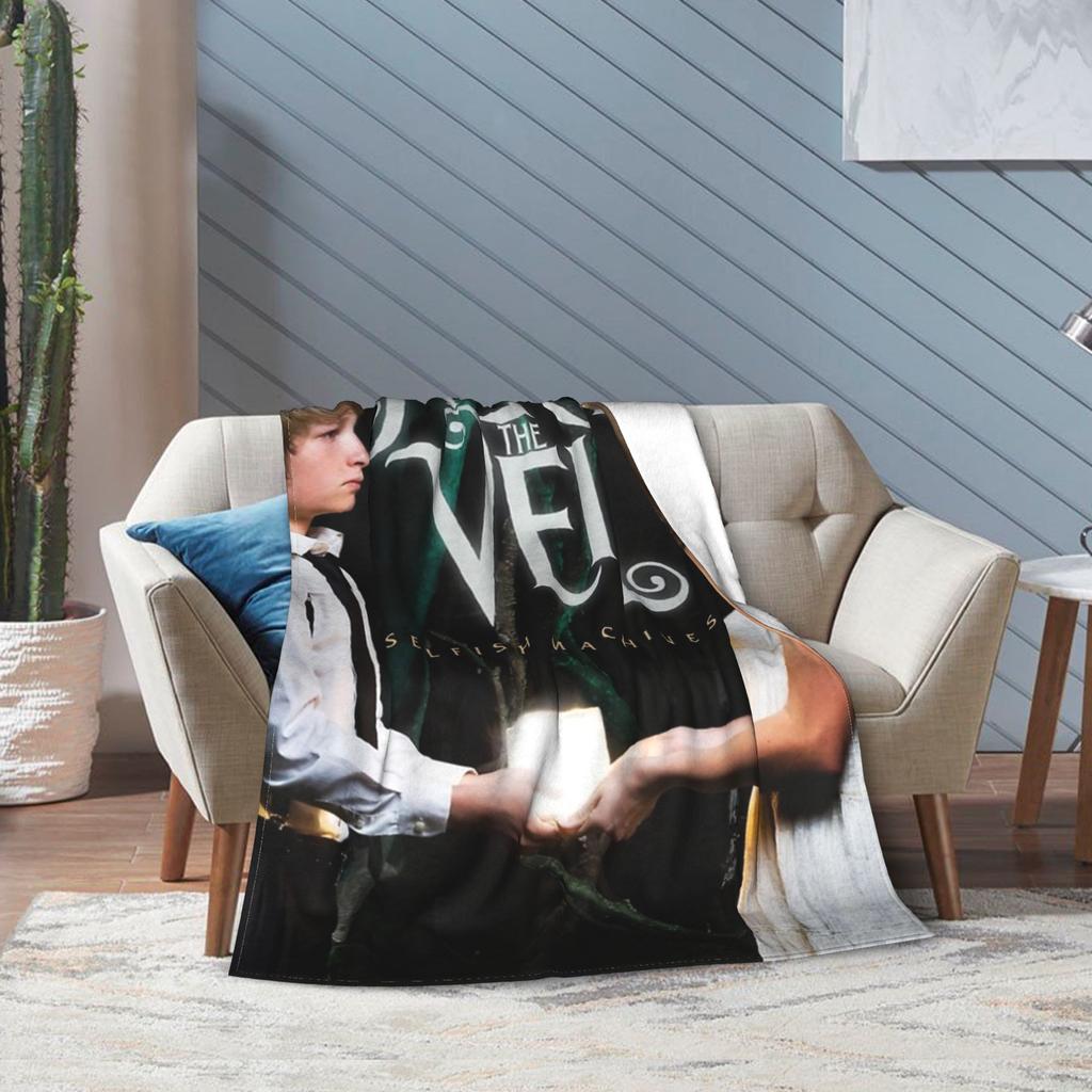 Vintage Pierce the Veils Rock Music Band Blanket Multiple Sizes Soft Fuzzy Plush PTV Punk Throw Blankets for Sofa Couch and Bed
