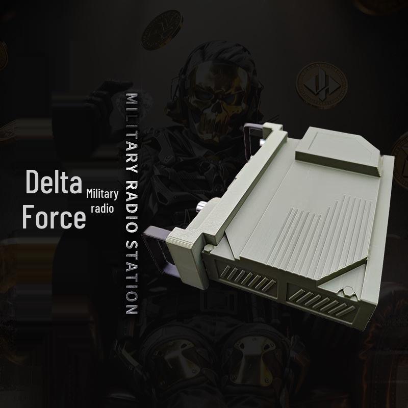 Delta Game Action Military Radio Storage Model - 3D Printed Collectible Ornament 5A