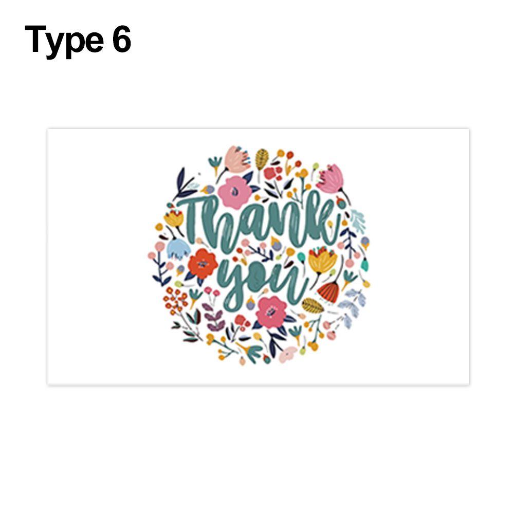 

Package Inserts Appreciate Cards Handmade With Love Flower Pattern Thank You For Your Order Type 6