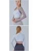 Women's Short Sleeve Thumbhole Yoga Top - Tight-Fit Sports Blouse/Shawl Fitness Waistcoat
