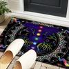 Moonlit Meditation Office Rug Chair Mat, Entryway Carpet, Suitable for Front Door, Bedroom, Living Room, Desk, Holiday Gift