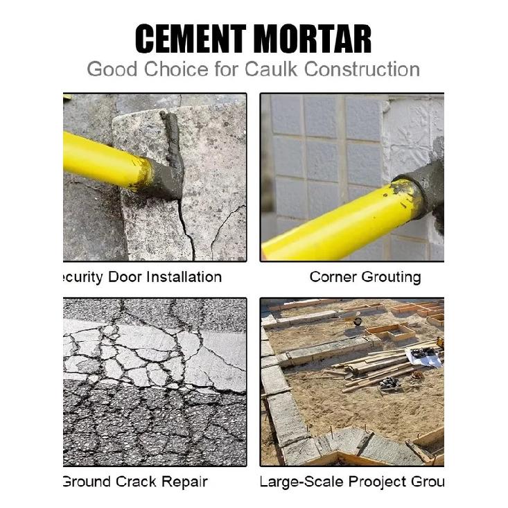 Applicator Caulking Gun With 4 Nozzles Hand Tools Grouting Gun Cement Lime Pump Grouting Mortar Sprayer Grout Filling Tools