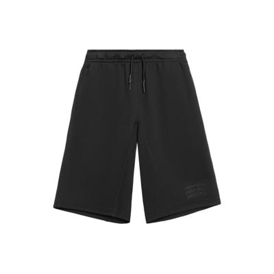 Li Ning Sports Lifestyle Series Letter Print Loose Straight Shorts Men Shorts Black AKSS841-1