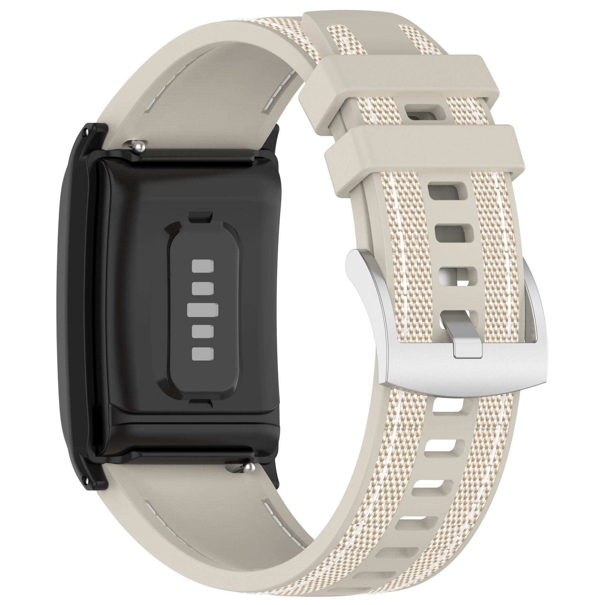 

Для фітнес-трекера WHOOP 4.0 Силіконовий нейлоновий змінний ремінець на зап ястя із захисним чохлом Starlight