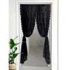 1pc White Flower Embroidery Single Panel Sheer Curtain, Romantic Blackout Curtains for Bedroom and Living Room