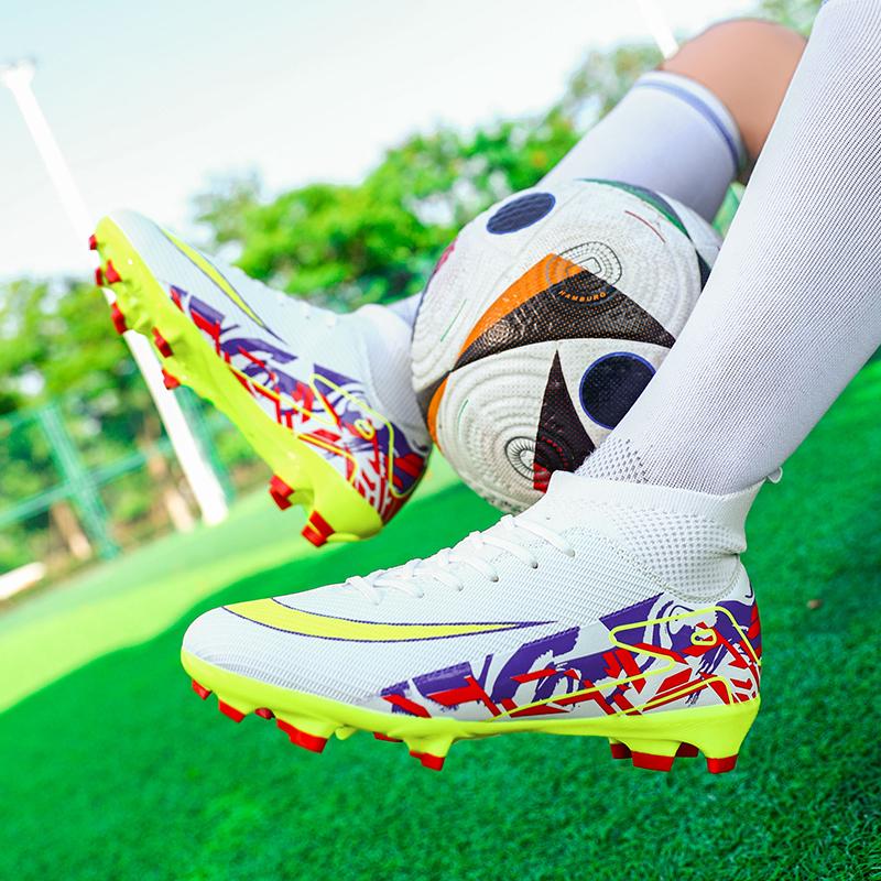 Nieuwe Heren Voetbalschoenen Gras Professionele Training Voetbalschoenen Club Noppen Voetbalveld Schoenen Snelle Binnen Sneaker Antislip
