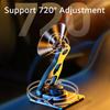 Strong Magnetic Car Mobile Phone Stand 720° Foldable Car Phone Holder Support Universal Car Dashboard Display Screen Phone Mount