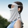 Summer Women Anti-UV Sun Hat Outdoor Activity Sport Face Cover Headwear Double Layer Breathable Riding Hat Skeleton Support Bucket Cap
