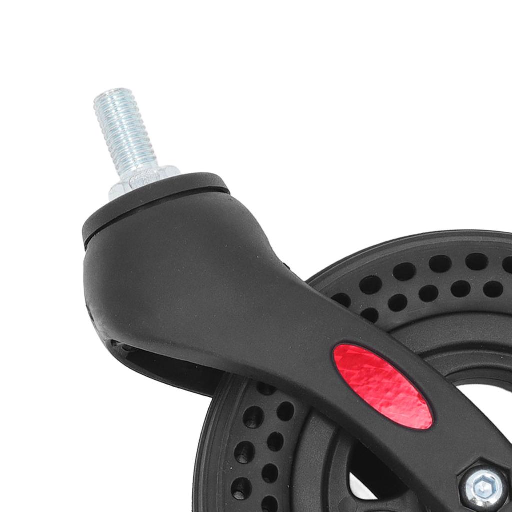 6 Inch Honeycomb Wheelchair Wheel Accessory Replacement Rubber Anti Skid Tire Wheel for Walking Aid
