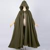 Horký prodej středověký mnišský hábit s kapucí: Čarodějnický halloweenský plášť s kapucí
