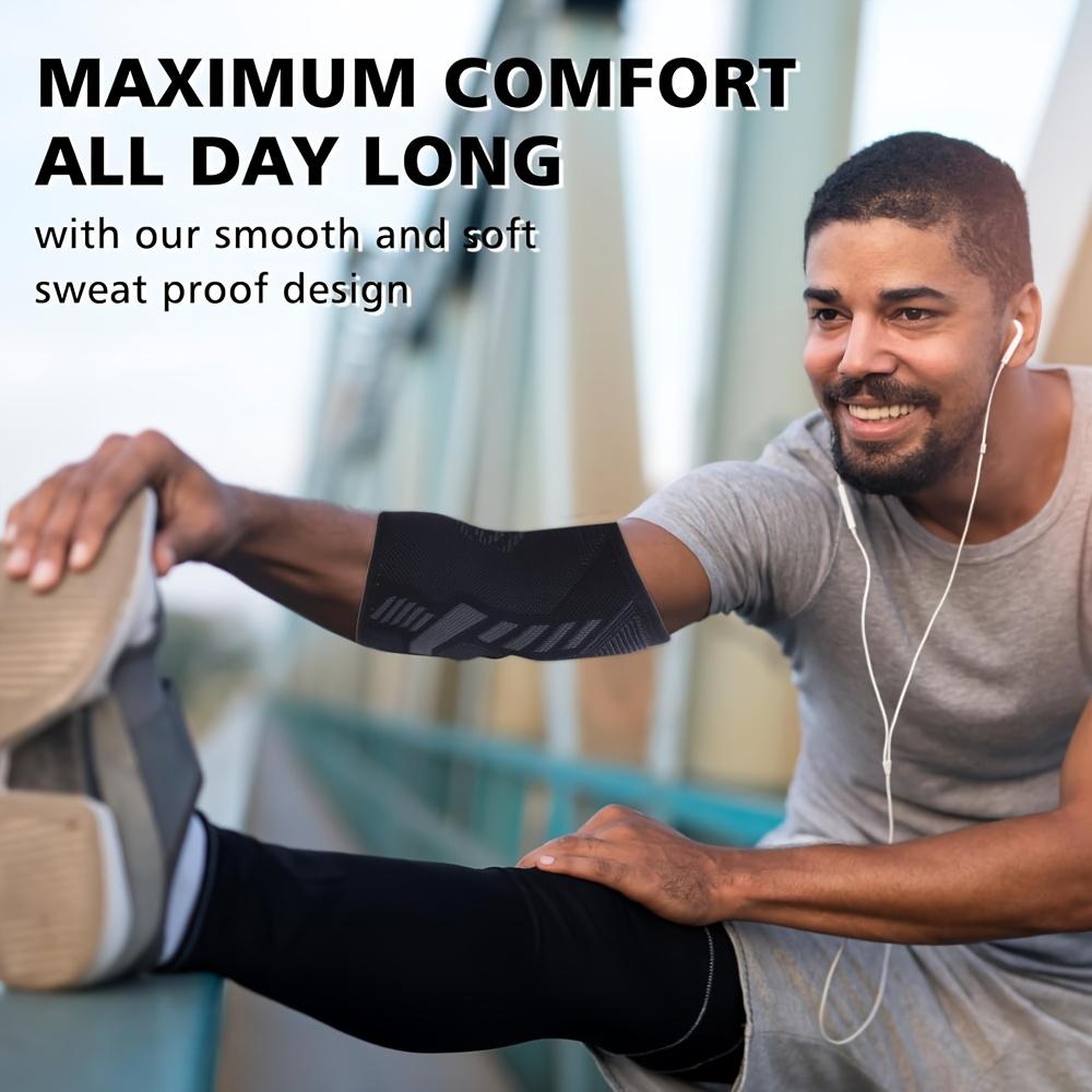 1-Pack Knitted Elastic Elbow Support for Running and Fitness | Breathable