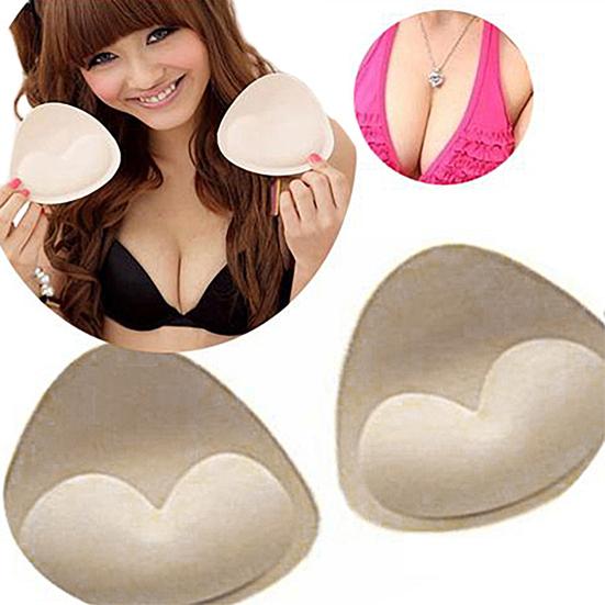 1 par Bikini Badedrakt Enhancer BH Push Up Avtakbare trekant BH-innleggsputer