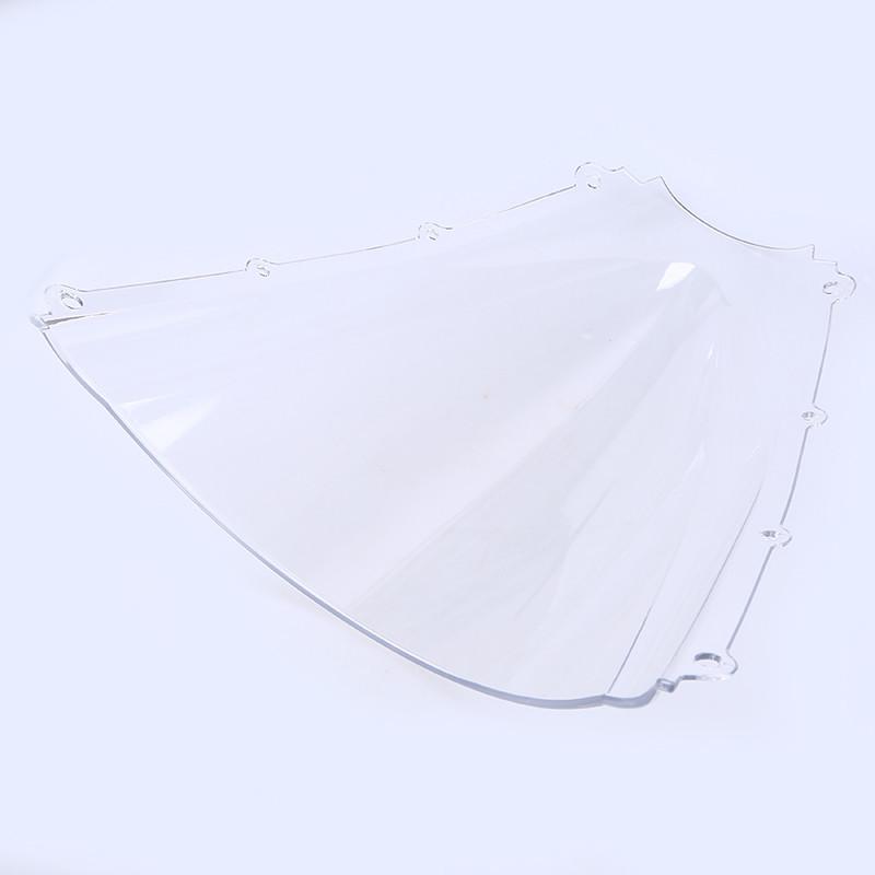 Motorcycle Windscreen Double Bubble Windshield Deflector Transparent Tan Clear for Triumph Daytona 675 2006-2008