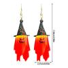 Glowing Phantoms Earrings For Halloween Event Creative Acrylic Pendant Designs Lightweight Costume Jewelry