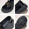 Girls Chunky Sole Loafers Slip On Dress Shoes for Kids Toddler Durable Casual School Performance Footwear