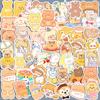 Waterproof Cute Bear & Rabbit Dinosaur Sticker Pack for DIY, Diary, Water Bottle, & Computer