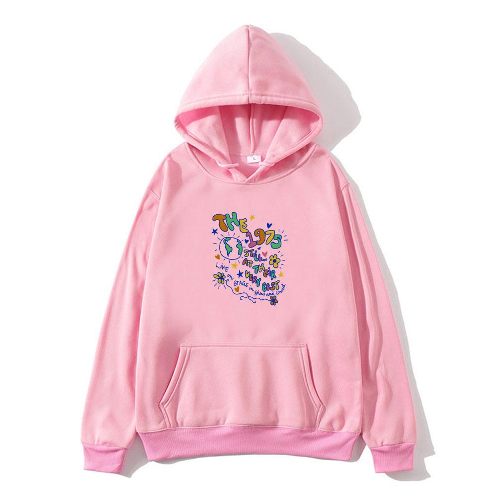 The 1975 Hoodies for Winter Hooded with Pocket Sweatshirt Funko Pop Fashion Grunge Printing Clothing Sudaderas