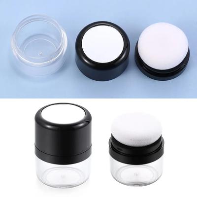 15g Loose Powder Box With Mirror Mushroom Sponge Puff Portable Powder Case Foundation Blusher Finishing Powder Jar Container