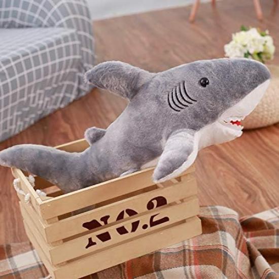 Arata Hayashi Shark Plush Toy Extra Large 130cm Shark Hugging PillowShark Stuffed ToyPresentCelebrationFluffy Stuffed Toy Shark (As Pictured)