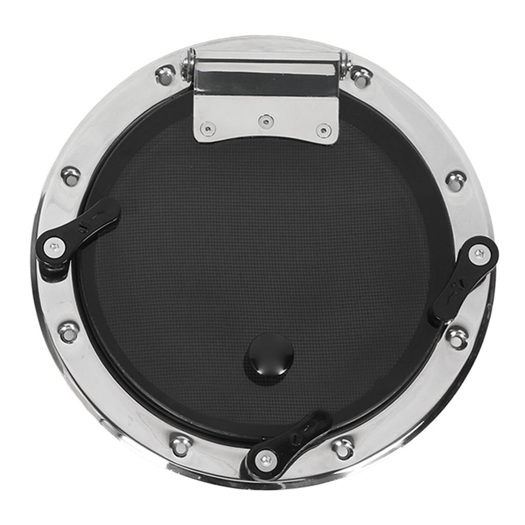 10 Inch Boat Round Porthole Window Inward Opening Stainless Steel Tempered Glass Porthole Window with Screen and Fixed