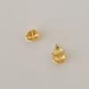modernlike 14k gold-filled silver clover one-touch earrings
