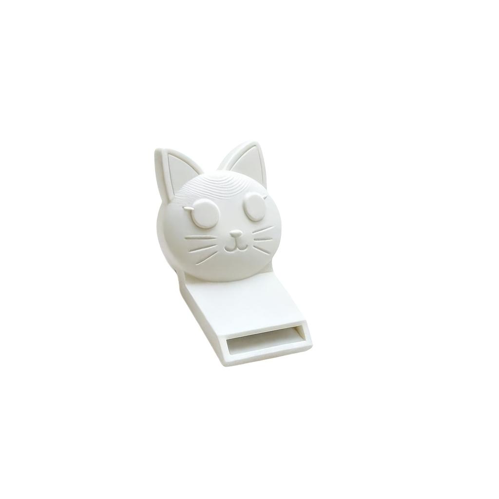Cute Cat Bottle Opener Novelty Beer Bottle Opener Silicone Non-slip Can Opener Cute Kitchen Gadgets Suitable for Beer and Soda White Cat