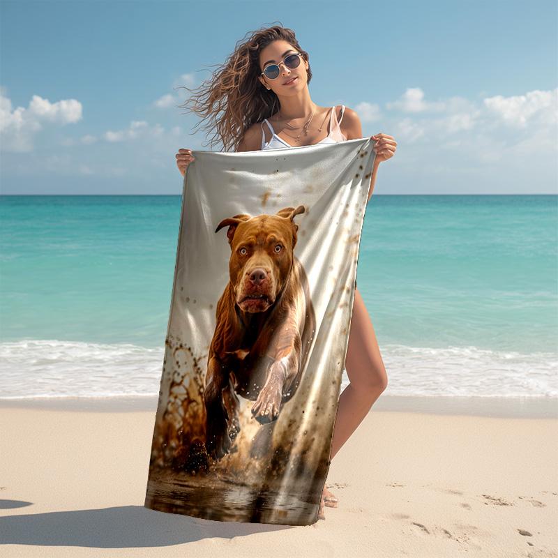 Wilderness Cabin Forest Wildlife Soft Beach Towel Outdoor Camping Vacation Swimming Beach Towel Outdoor Absorbent Bath Towel Blanket A7