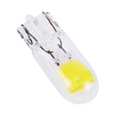 1PCS Newest W5w LED T10 Sapphire COB Car Light 200LM Super Bright Drive-free Polarity Free Wedge Dome Reading Lamp Bulb 12V 6000K