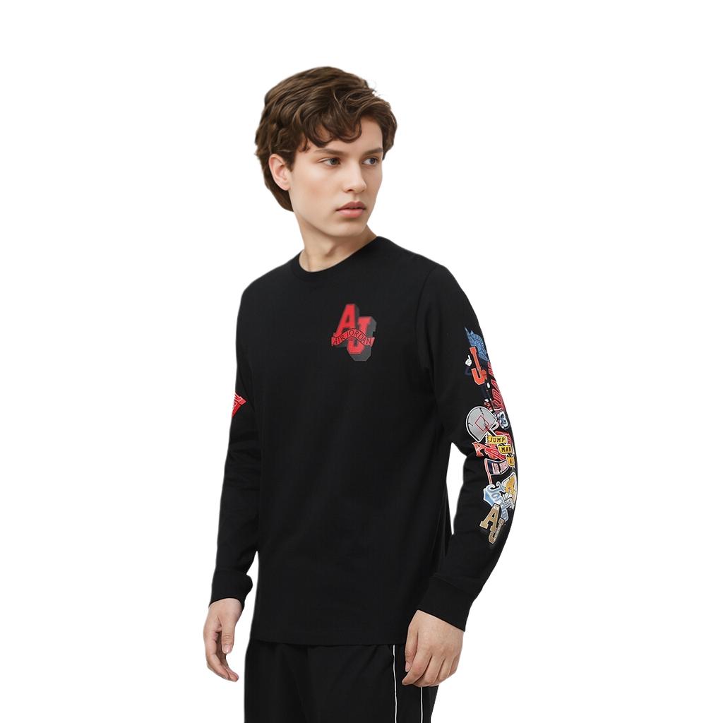 Jordan Sweatshirts Men's Black Crew Neck Moderate Regular CV3408-010