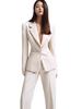 Autumn 2025 Slim Fit Two-Button Casual Suit Set In Solid Color