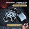 Bone Conduction Wireless Bluetooth Earbuds with Digital Display & Touch Control