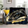 1PC Custom Name Spirit: Style Flannel Blanket Versatile,all-season Throw Suitable for the Living Room,bedroom,camping,travel,and Gift