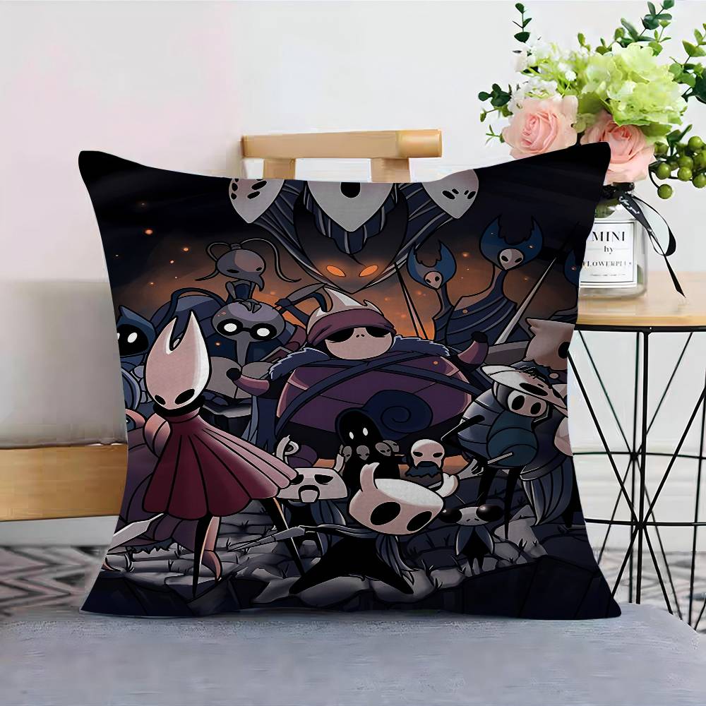 Game Hollow Knight Cushion Cover Pillow Cover Decor Pillowcase Printed Cushion Case For Couch