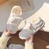 Spring New Versatile Board Shoes Shoes Dopamine Puffs Girls Platform White Shoes