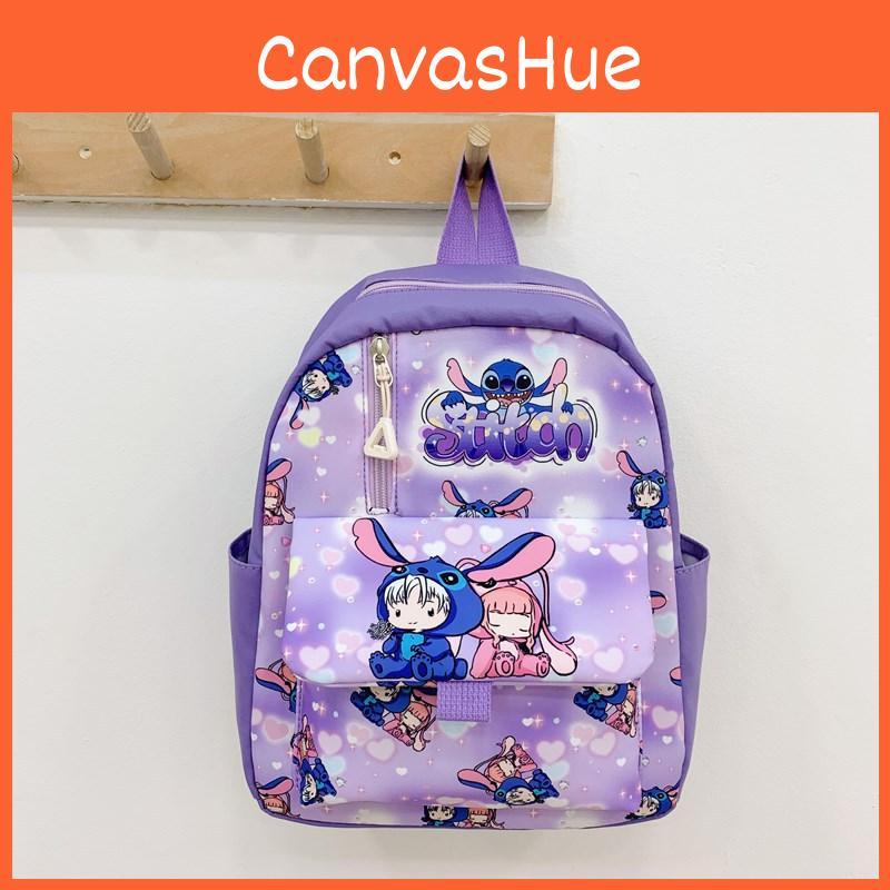 Backpack Children With Cartoon And Letter Print Design Preschool For