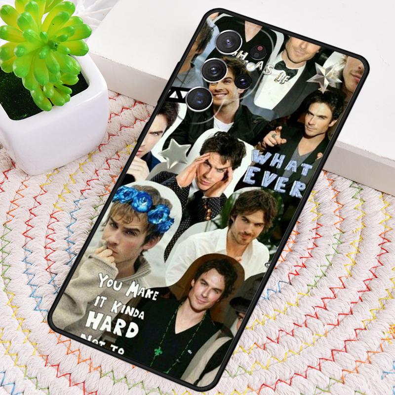 Handsome Ian Somerhalder Silicone Phone Case For Samsung Galaxy note 10 pro S26 S25 S24 S23 S22 S21 Plus S25Ultra Capa Cover