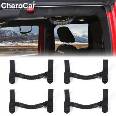 For Jeep Wrangler Black Unlimited Roll Bar Grab Handles YJ TJ JK JL Accessories